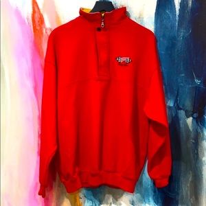 🔥EC🔥RedWing Shoes RacingTeam Promo Quarter Zip Sweater